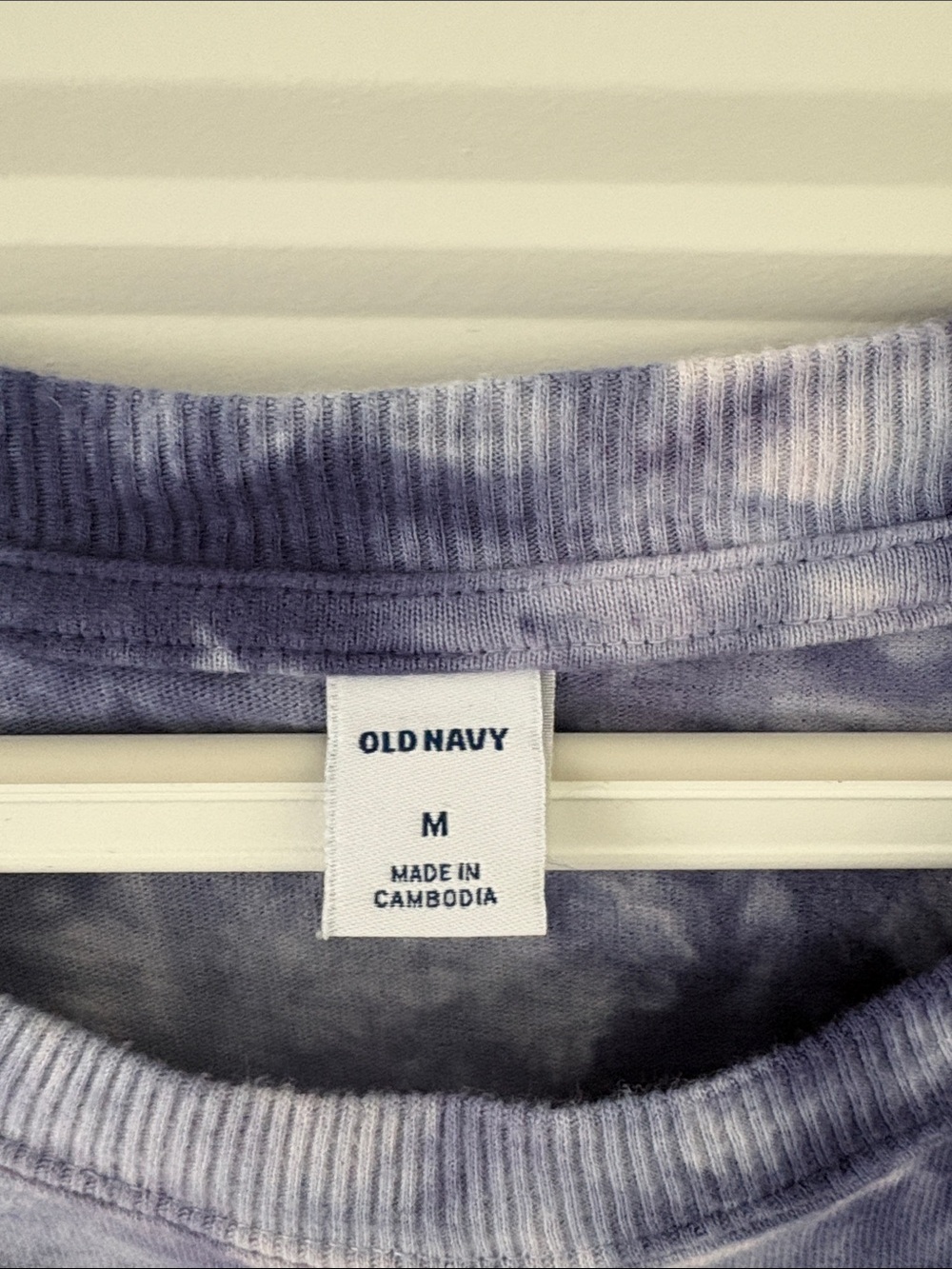 Old Navy Purple Tie-Dye Tee Dress - Picture 2 of 2
